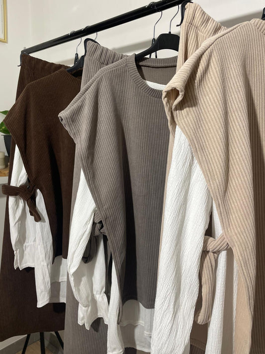 Ensembles côtelé (+ de couleurs)